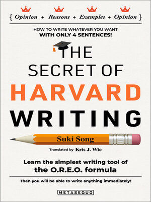 cover image of The Secret of Harvard Writing